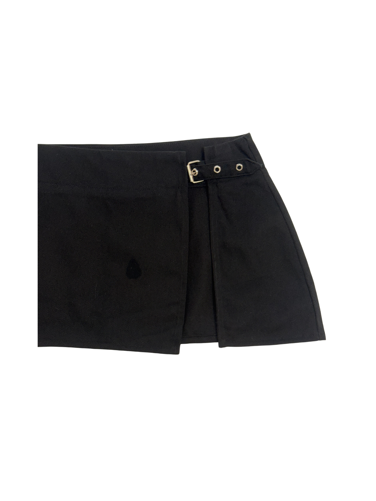 Black Twill Overskirt
