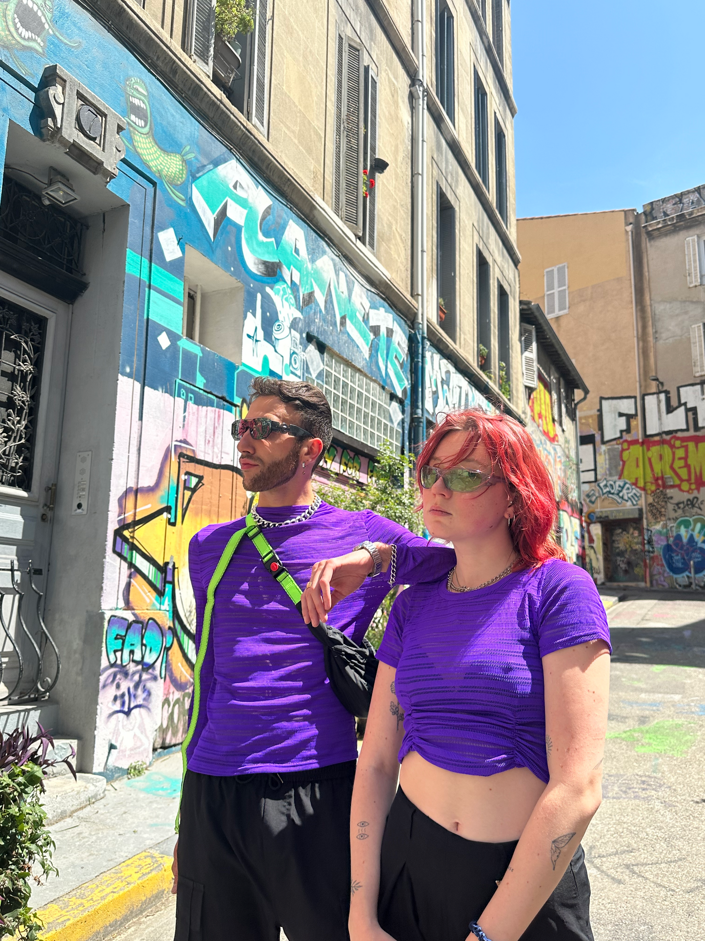 Purple Crop Top