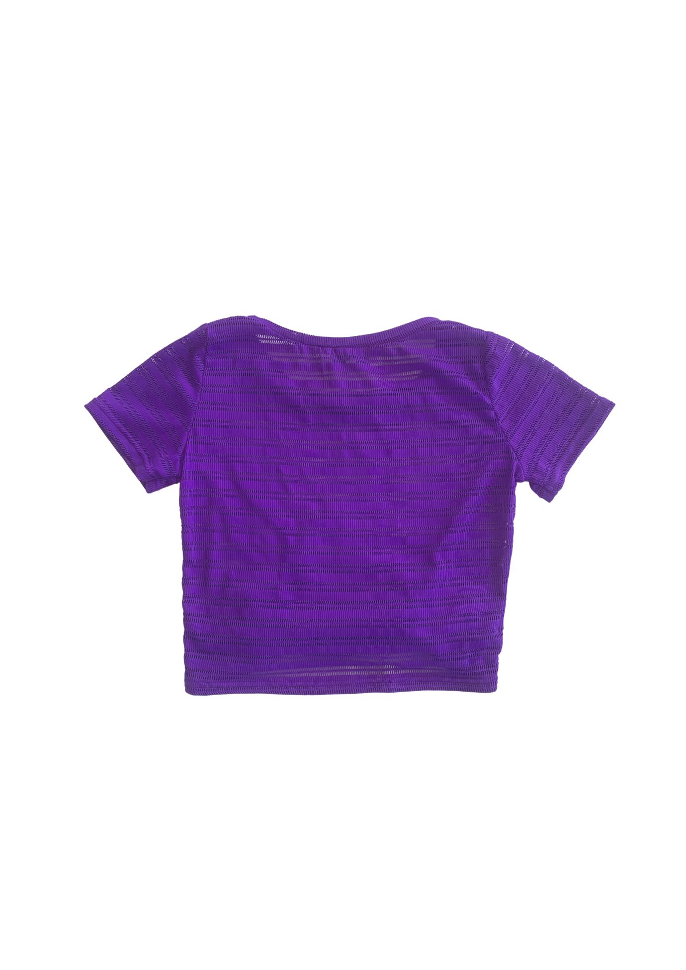 Purple crop top sustainable streetwear brand