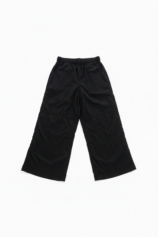 Black Nylon Pants