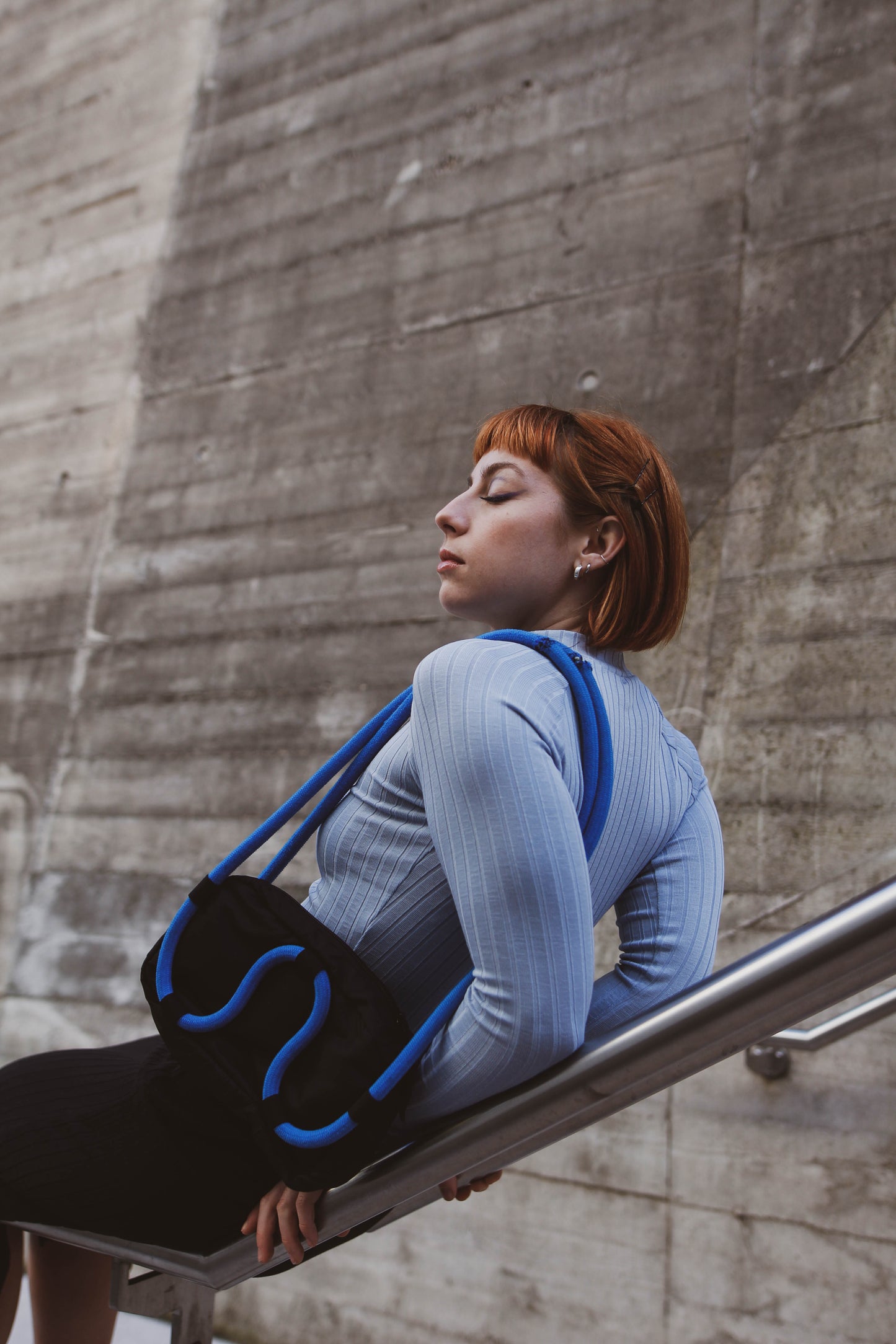 Sac en nylon et cordes d'escalade 